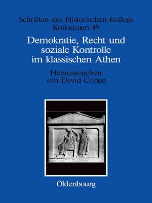 cover image of Demokratie, Recht und soziale Kontrolle im klassischen Athen